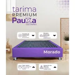 PAUZA - BASE BOX TARIMA 1.5 PLZ MORADO