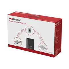 Hikvision - KIT DE ACCESO. INCFUENTE, CERRADURA, SOPORTE Y PULSADOR SFUENTE