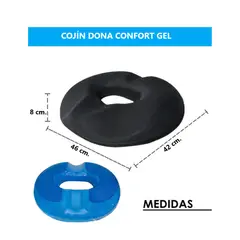 GOLD PREMIUM - Cojín Coxis Viscoelástica Gel de 1000gr - Alta Densidad