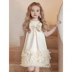 GENERICO - VESTIDO NIÑA PARA BAUTIZO ELEGANTE