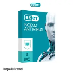 ESET NOD32 - ANTIVIRUS EDICION 2023 PARA 3 DISPOSITIVOS 1 AÑO P-N S11020192