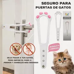 GENERICO - TOPE DE PUERTA PARA MASCOTAS - GRIS