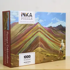 GENERICO - Rompecabezas Inka Puzzle Modelo Montaña de los 7 Colores 1000 piezas