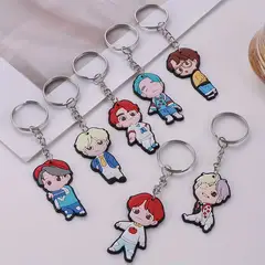 GENERICO - LLAVERO DE TU IDOLO DE BTS DE 7 PIEZAS ( PARA FANS DE ARMY)