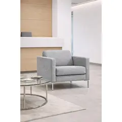 ARTSOFA - Sofá Un Cuerpo Capri Plata Antifluido
