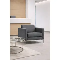 ARTSOFA - Sofá Un Cuerpo Capri Plomo Antifluido