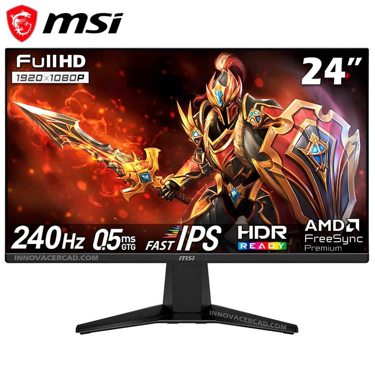 MONITOR MAG 245F X24, 23.8 RAPID IPS, FHD, 240Hz, 0.5ms, FreeSync