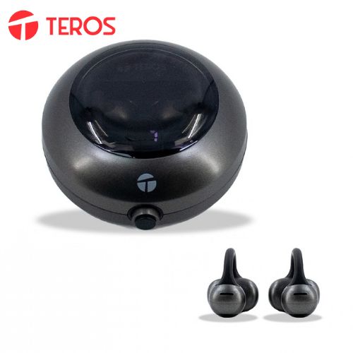 Audífonos Inalámbricos TE-80712N, Bluetooth, Carga Tipo C, Negro Titanium