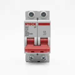 STECK - Llave térmica Interruptor Termomagnético 2P 32A 10KA 400V