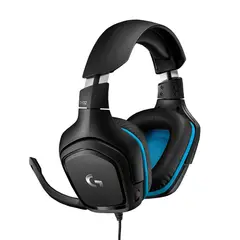 LOGITECH G - Audífonos G432 con micrófono y cable para gaming Negro