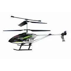 GENERICO - HELICOPTERO GRANDE CON CONTROL PREMIUM NEGRO y VERDE
