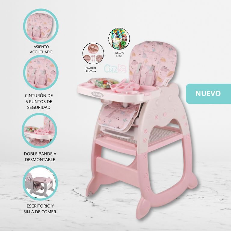 Silla de Comer Escritorio «CHAISE» Pink