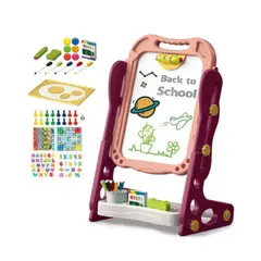 GENERICO - Pizarra Infantil Educativa Dibujo Aprendizaje Creatividad Juego Niños Marcadores Accesorios