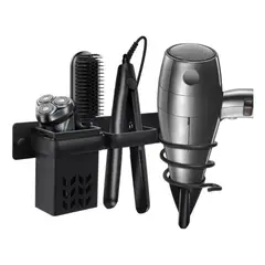 U BUY - Soporte Porta Secador Baños De Pelo Metálico Adhesivo