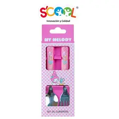 SCOOL - Set Cubiertos Acero My Melody