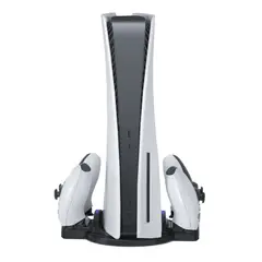 MIMD - Soporte Vertical PS5 FAT con Cargador Dual de Mandos SND-465