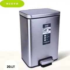 EKO - Papelera De Acero Inoxidable Con Sensor 20Lts 28x43CM EKO.