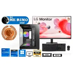 INTEL - Computadora Enovu Core i5-12600K 16GB 512GB SSD 32" UHD 770 Windows 11 Pro