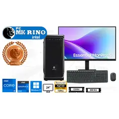 INTEL - Computadora Enovu Core i5-12600K 16GB 512GB SSD 24" UHD 770 Windows 11 Pro