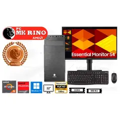 AMD - Computadora Enovu Ryzen 5 3400G 16GB 512GB SSD 22" Radeon Vega 11 Windows 11 Pro