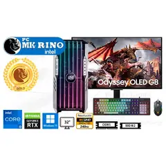 INTEL - Computadora Enovu Core i9-14900KF 32GB 2TB SSD 32" RTX 5090 32GB Windows 11 Pro