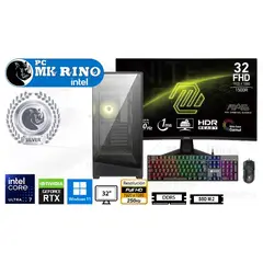 INTEL - Computadora Enovu Core Ultra 7 265F 16GB 1TB SSD 32" RTX 5060 8GB Windows 11 Pro
