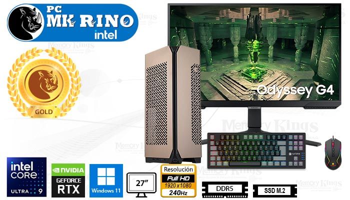 Computadora Enovu Core Ultra 9 285K 16GB 1TB SSD 27" RTX 5060 Ti 8GB Windows 11 Pro