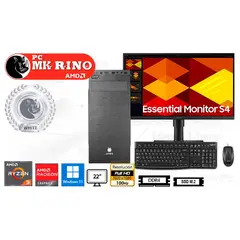 AMD - Computadora Enovu Ryzen 3 3200G 16GB 512GB SSD 22" Radeon Vega 8 Windows 11 Pro