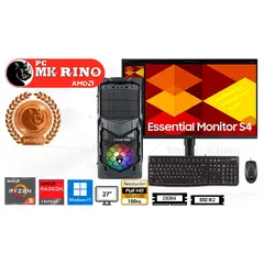 AMD - Computadora Enovu Ryzen 5 5600GT 16GB 512GB SSD 27" Radeon Graphics Windows 11 Pro