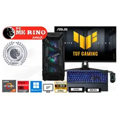 AMD - Computadora Enovu Ryzen 7 7700X 16GB 1TB SSD 27" Radeon RX 9070 16GB Windows 11 Pro