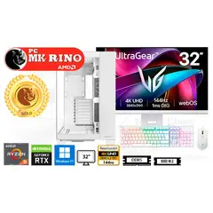 AMD - Computadora Enovu Ryzen 9 9950X 32GB 2TB SSD 32" RTX 5090 32GB Windows 11 Pro