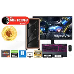AMD - Computadora Enovu Ryzen 9 9950X 32GB 2TB SSD 32" RTX 5090 32GB Windows 11 Pro