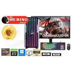 AMD - Computadora Enovu Ryzen 9 9950X 32GB 2TB SSD 32" RTX 5090 32GB Windows 11 Pro