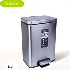 EKO - Papelera Automática Acero Inoxidable 8Lts 23x36CM EKO.
