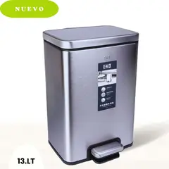 EKO - Papelera Automática Acero Inoxidable 13Lts 28X40CMEKO.