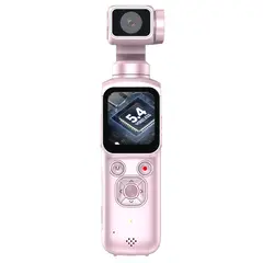 RENVMEXY - Cámara Deportiva 4K WiFi 64MP + Rotación 330° + 31 Filtros - Ideal para Vlogs