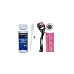 Kirkland - 1 Minoxidil Liquido 5% + 1 Dermaroller System 0.5mm