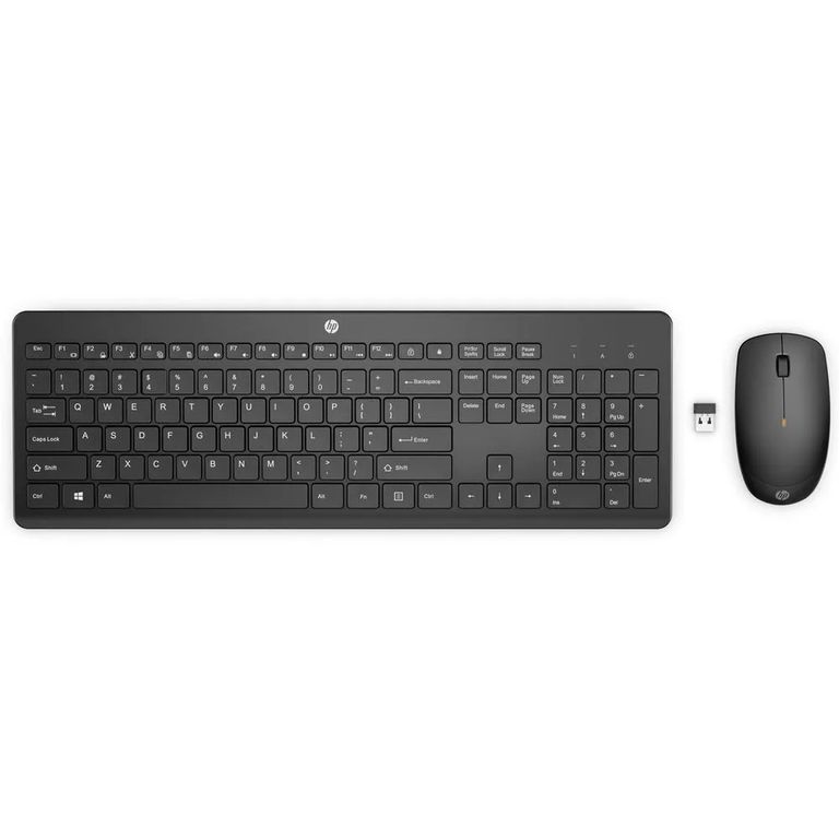 Teclado y Mouse Inalámbrico 235 Negro