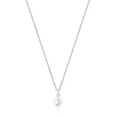 TOUS - COLLAR PLATA1 LEY 45CM PERLA CULTIVADA