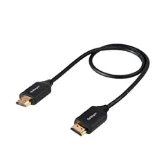 STARTECH - CABLE HDMI PREMIUM 4K 60HZ 0.5M COLOR NEGRO - P-N HDMM50CMP