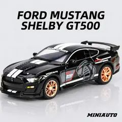 GENERICO - Auto De Colección FORD MUSTANG SHELBY GT500 COBRA NEGRO