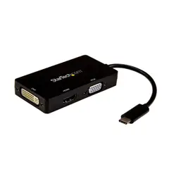 STARTECH - ADAPTADOR DE VIDEO USB-C A VGA HDMI DVI 4K P-N CDPVGDVHDBP