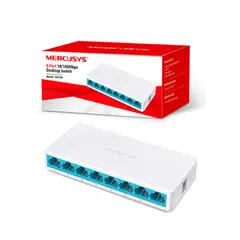 MERCUSYS - SWITCH MS108 V3 8 PUERTOS 10-100MBPS - P-N MS108