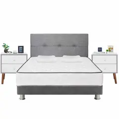 FORLI - Dormitorio Igneo Plata 2 Plz + 02 Veladores