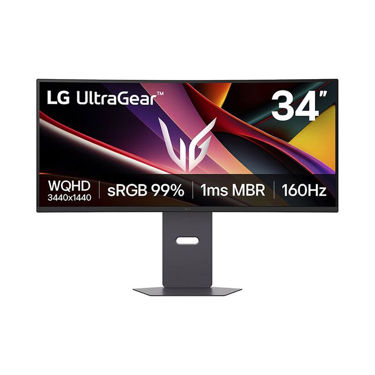 Monitor Gaming UltraGear G6, 34 CurvoWQHDVA160Hz1ms MBRHDMI x2DP