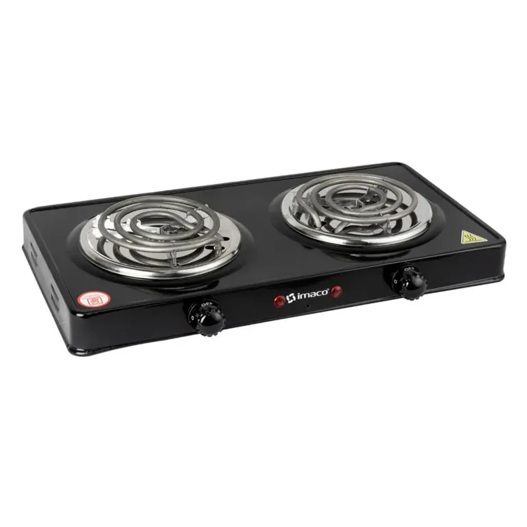 Cocina Eléctrica HP1400 2 Hornillas 2000W con Quemadores de Metal