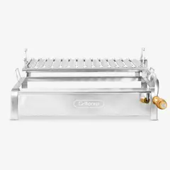 GRILLCORP - Parrilla Mixta Mediana para Empotrar con Sistema de Levante