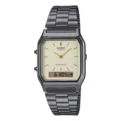 CASIO - Reloj AQ-230GG-9AD Hombre Acero Gris