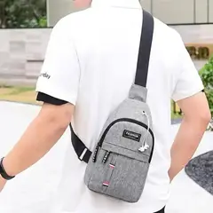 GENERICO - Mochila Pecho Bandolera Hombre Crossbody Compacta Moderna