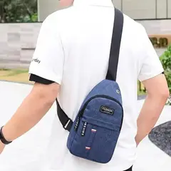 GENERICO - Mochila Pecho Bandolera Hombre Crossbody Compacta Moderna